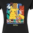 thumbnail image 3 of Pokémon - Pikachu Summer - Juniors Fitted Graphic T-Shirt, 3 of 5