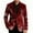 Wine, variant on Men's Printing Corduroy Warm Pocket Suit Jacket Cardigan, Men's Casual Suit with Christmas Theme, Comfortable and Festive for Holiday Events,Army Green,L