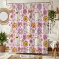 thumbnail image 2 of Halloween Shower Curtain, Bow-tie Pumpkin Polyester Fabric Bathroom Decor Curtain, Machine Washable Waterproof, Halloween Holiday Gift for Women Men, 72 x 72 Inches, 2 of 7