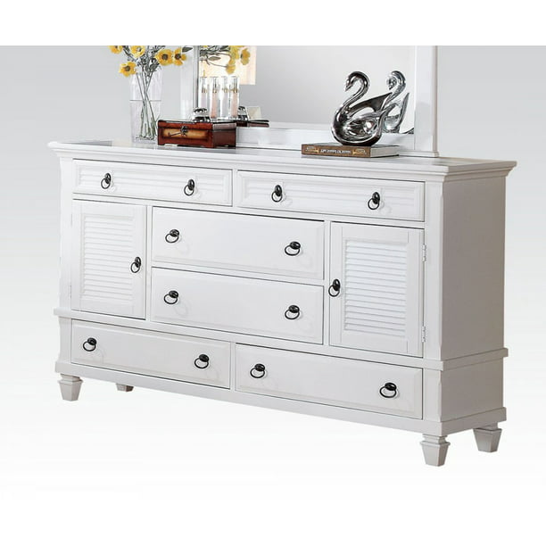 Simple Relax Transitional Merivale, Simply Shabby Chic White Dresser
