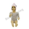 Plastic Child kid Baby Mannequin 6-12 Months Old Sitting Pose Turnable Arms #PS-KD-10