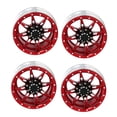 thumbnail image 4 of 8 Pedazos Llantas de Ruedas Parte de Reemplazo para a 1.9 Pulgadas, color rojo negro perfke Llantas Beadlock Wheels, 4 of 9