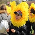 thumbnail image 1 of Tocado de girasol Divertidos juegos de flores para mostrar Ceremonia de apertura Entrada Mano Flor Accesorios de baile de jardín de infantes Flor, 1 of 4