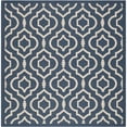 thumbnail image 1 of Safavieh Courtyard Navy Indoor Outdoor Rug - Square 6'7", 1 of 5