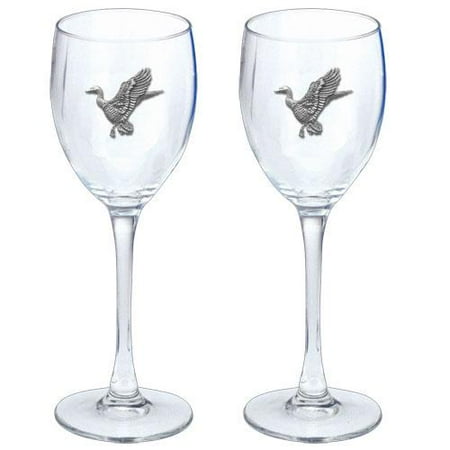 Glass Set Anaheim Ducks - Mallard Ducks Goblets (Set of 2)