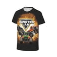 thumbnail image 4 of Monster Trucks-Jam Youth T-shirt Short Sleeve Graphic Tops Breathable Shirt Tees, 4 of 9