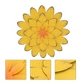 thumbnail image 1 of OUNONA 1Ud Simulación Flor En Hierro Para Pared Con Estilo Amarillo, 1 of 6