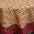 thumbnail image 5 of Cotton Floral Table Placemat 19 x 13 inches Red Gold, 5 of 10