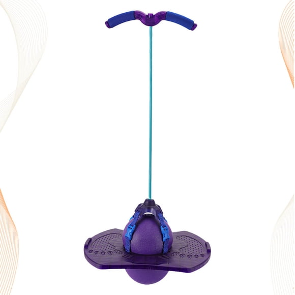 Hytrove 1Pack Jumping Ball with Handle Bouncing Fitness Balls for Kids Sports Toy Outdoor Activities Purple