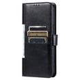 thumbnail image 6 of SaniMore for Samsung Galaxy S22 Ultra PU Leather Case, Wallet Design with Card Slots Cash Pocket [Wrist Strap] Flip kickstand Full Body Protection Magnetic Closure Business TPU Shell, Black, 6 of 11