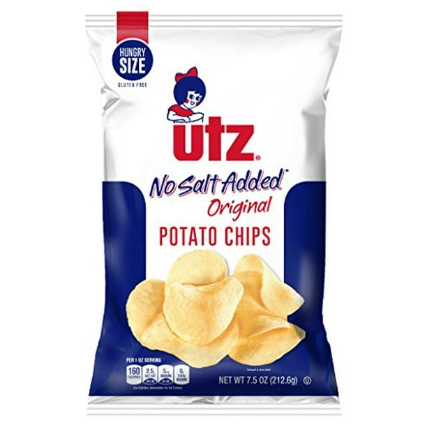 Utz Quality Foods Original Potato Chips 7.5 Ounce Hungry Size Bag (No ...