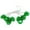 B, variant on 5.4ft St Patrick's Day LED String Lights - 10 Green Battery Operated Lights for Irish Party Decorations