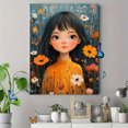 thumbnail image 4 of Qisvanset 12x16 Inch Colorful Joyful Art Canvas Wall Art, Bright Cartoon Decor for Girls Kids Nursery Room, 4 of 8