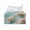 Beach Seashell Starfish Print, variant on POLERO Sleeping Monkey Banana Foldable Decorative Tissue Box Holder Organizer for Men, with Snap Button Tissue Box Cover for Household Car