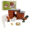 thumbnail image 4 of Simulation Poultry Animal Model Set Chicken Coop Rabbit Nest Dog Nest Fun Scene Decoration For Kids Gifts, 4 of 8