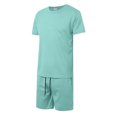 thumbnail image 4 of Men Short Sets Outfits Two Piece Set Casual T Shirts and Shorts Summer Clothes for Men Beach Outfit Matching Set, 4 of 5
