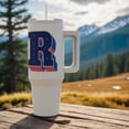 thumbnail image 4 of Personalized Initial Letter R 3D Blue, 30oz Tumbler, 4 of 7