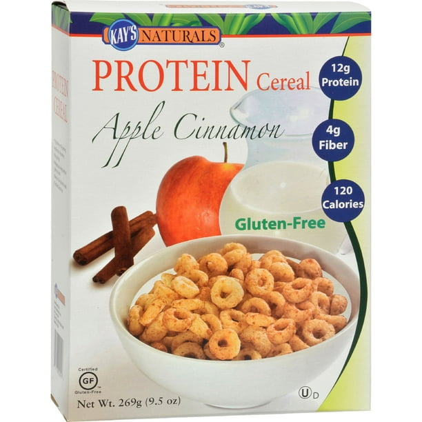 Kay's Naturals High Protein Apple Cinnamon Gluten Free Cereal, 9.5 OZ