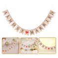 thumbnail image 3 of 1pc Wedding Hanging Banner Almost Married Banner Pull Flag (Assorted Color), 3 of 8