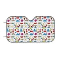 thumbnail image 7 of Balery Summer Print Car Windshield Sun Shade,Windshield Sunshade for Car Pickup Truck SUV Accessories-Medium, 7 of 7