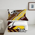 thumbnail image 5 of Erosebridal Sport Football Comforter Sets,Stripes Comforters & Duvets,Room Decorative (Washington),Reversible,Breathable,2pcs, 5 of 7