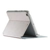 Speck StyleFolio - Luxury Edition - flip cover for tablet - vegan leather - slate gray, sand gray, textured metallic white gold