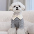 thumbnail image 4 of Perro PJS Ropa Perro pequeño Niña Cachorro Pijamas Onsie Abrigo térmico Conjunto de suéter MFZFUKR L, 4 of 5