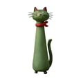 thumbnail image 2 of 7.87in Cat Vase Clearance Handcrafted Quirky Cat Vase, Whimsical Ceramic Cat Flower Vase, Funny Kitty Planter for Desk, Shelf, Boho Home Decor, Unique Gift for Cats Lovers, 2 of 8