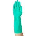 thumbnail image 3 of Ansell 100013 Sol-Vex 37-175 Unsupported Nitrile Flock Lined Gloves, 0.17" Height, 13" Length, 6" Wide, Size 8, Green (Pack of 12), 3 of 11