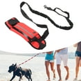 thumbnail image 4 of Laisse de Course pour Chien Ceinture Sac Mains Libres Réfléchissant Élastique Taille Flexible Laisse de Course pour Chien pour Fournitures pour Animaux de Compagnie d'Extérieur Rouge, 4 of 14