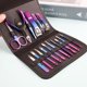 thumbnail image 4 of Juego de manicura, cortaúñas profesional, kit de pedicura, 16 piezas, herramientas coloridas para el cuidado de las uñas de acero inoxidable, kit de aseo (colorido), 4 of 5