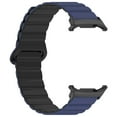 thumbnail image 4 of Magnetic watchband Compatible with Samsung Galaxy Watch 7 Ultra 47mm,No Gap Silicone Bands Compatible with Galaxy Watch Ultra 47mm(2024) for Men Women Bands Strap,Deep Blue + Black, 4 of 7