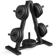 thumbnail image 2 of Soporte para pesas Eocnrhe de 1 pulgada con capacidad para 136 kg, negro, 2 of 8