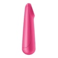 thumbnail image 3 of Satisfyer Ultra Power Bullet 3 Mini Bullet Vibrator - Clitoral Stimulator, Personal Massager, Flat Beveled Tip - Portable, Waterproof, Rechargeable, 9cm (Red), 3 of 5