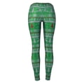 thumbnail image 4 of Lolmot Women's Ugly Christmas Leggings Xmas High Waisted Stretchy Holiday Santa Claus Print Workout Ankle Length Yoga Pants Tights Leggings, 4 of 5