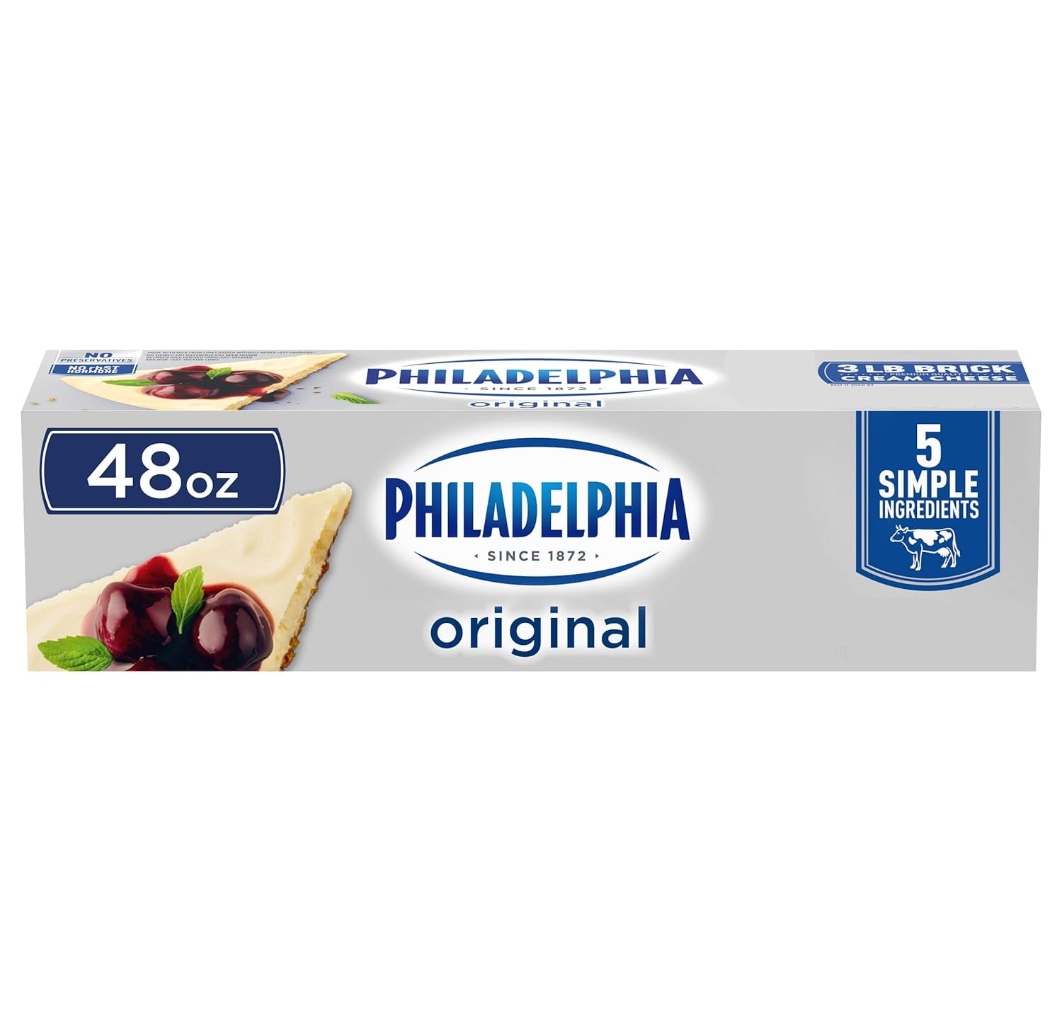 KRAFT Philadelphia Cream Cheese Original, 3 lb