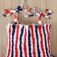 thumbnail image 4 of Odeerbi Kids Baby Girls Dress Beach Dresses 2025 Casual Sleeveless American Flag Princess Sundress Summer Dress, 4 of 7