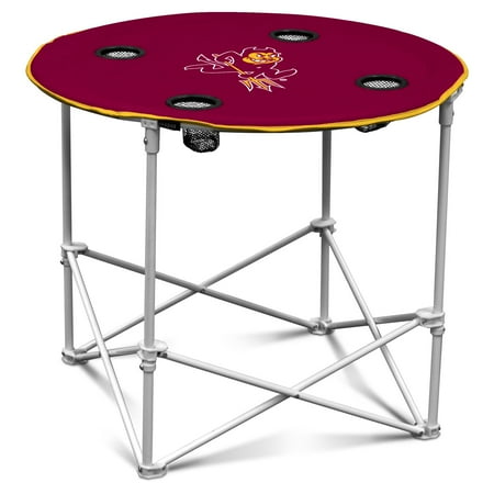 Logo Chair NCAA College Team Logo Portable Round Tailgating Table