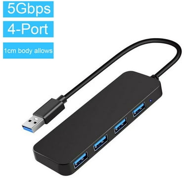 USB 3.0 Hub, Rongsi 4-Port USB Hub USB Splitter USB Expander for Laptop, Xbox, Flash Drive, HDD, Console, Printer, Camera,Keyborad, Mouse