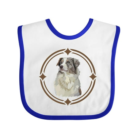 

Inktastic Australian Shepherd Dog Gift Baby Boy or Baby Girl Bib