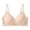 Brown, variant on Zpanxa Seamless Bras for Women Wireless Breathable Back Smoothing Everyday T-Shirt Bra Beige 38BC