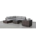 thumbnail image 4 of Living Source International 9-Piece Sectional Set plus Cushions in Espresso, 4 of 5