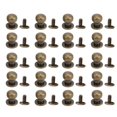 thumbnail image 2 of Filfeel 20Pcs Copper Nail Rivets 9 X 8mm DIY Copper Rivets Round Head Nipple Nail Bag Shoes Accessories For Leather Craft Decoration Bag Shoes Repairs, 2 of 8