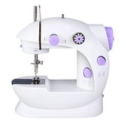 Angle View: Lixada Mini Sewing Machine Home Use Multi-Functional Portable Electric Sewing Machine for Beginners