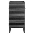 thumbnail image 6 of Vanity Cabinet (Sink not included), Dark Grey Gray, Wood, Mid Century Hotel Bedroom Bathroom, Modern Contemporary HB33487, 6 of 8