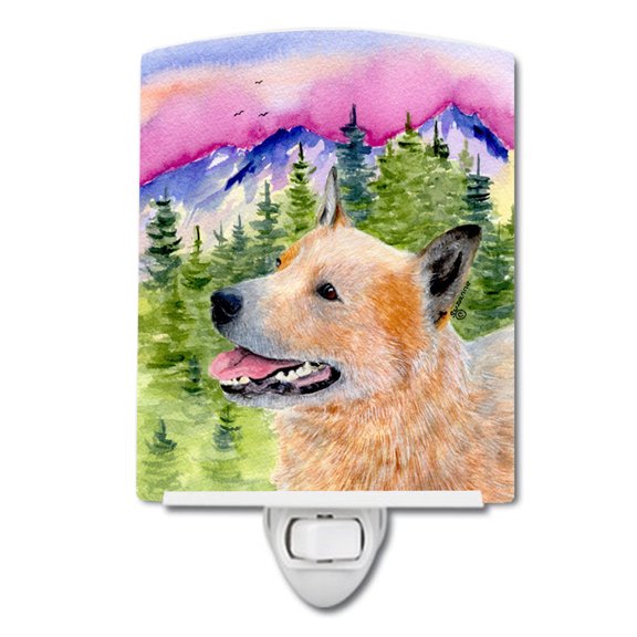 Caroline's Treasures SS8335CNL Australian Cattle Dog Ceramic Night Light, 6x4x3", multicolor