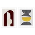 thumbnail image 1 of Pintura gráfica impermeable sin marco de lona sin marco de lienzo abstracto Moderno de pared Cartel de cartel Accesorios de decoración Baño de dormitorio 2 unids sidaley HA010977-00, 1 of 7