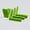 Green, variant on 4-Pack 3D Printed Right-Angle Corner Clips for Cartons | Edge Reinforcement Clips for Corrugated Boxes | Durable Storage Solutions