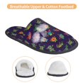 thumbnail image 3 of Fotbe Mexican Frogs Pantuflas Peludas para Mujer con Estampado, Zapatillas de Peluche, Zapatos de Invierno para Casa, Uso Interior y Exterior-Large, 3 of 8