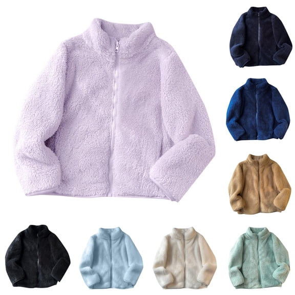 LIUYUNNN Women's Two Tone Hooded Coat Mid Length Warm Winter Jacket Children Jackets Girls, Size 3-4